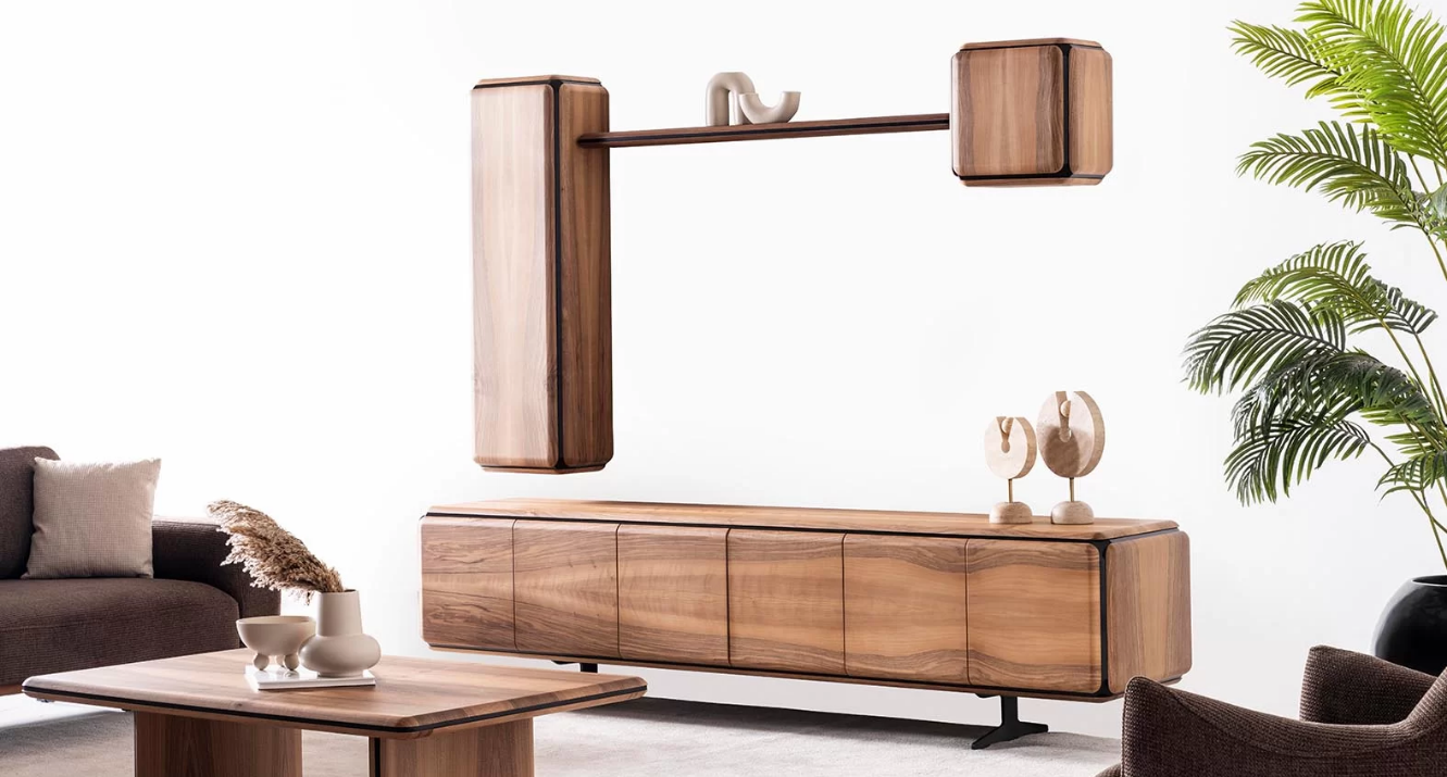 Hema Walnut TV Ünitesi