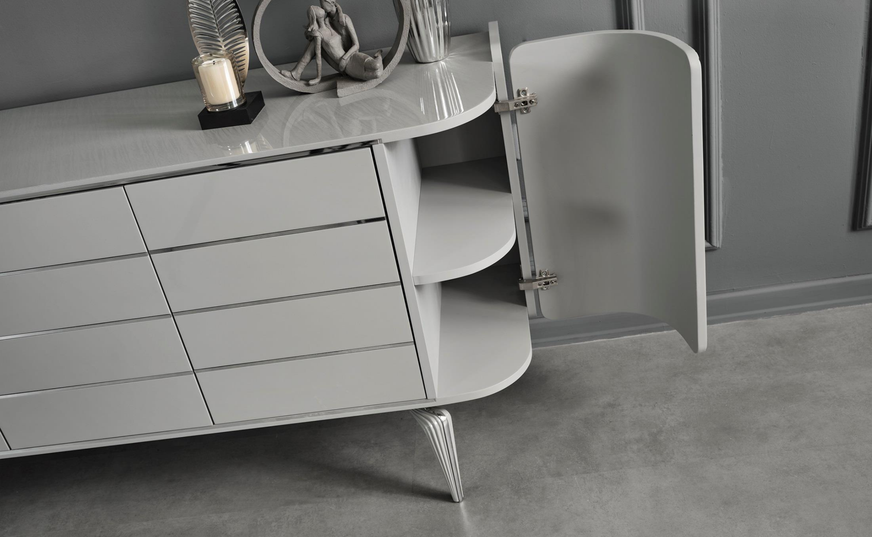 KARYA Yemek Odası – Sis Gri