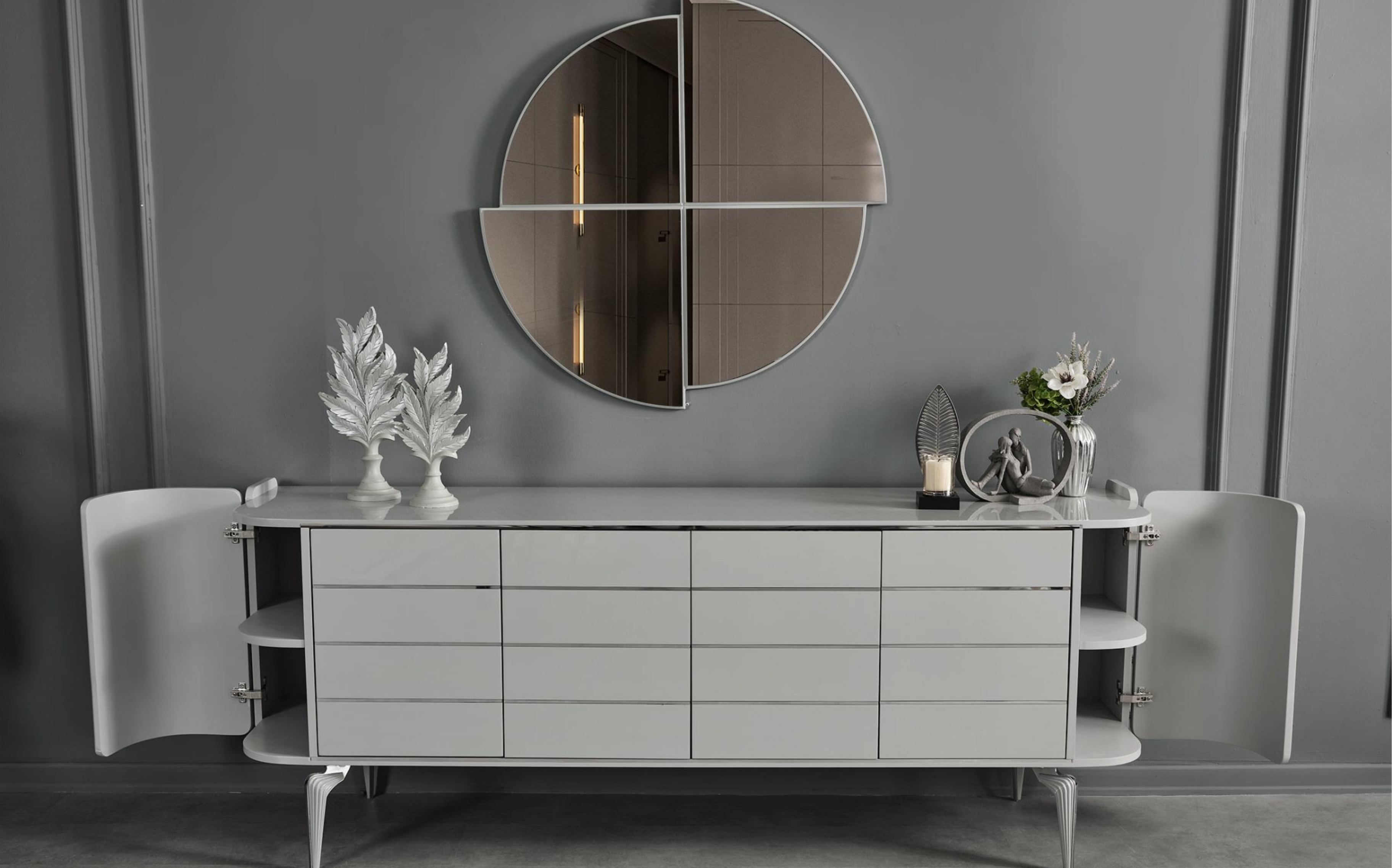 KARYA Yemek Odası – Sis Gri