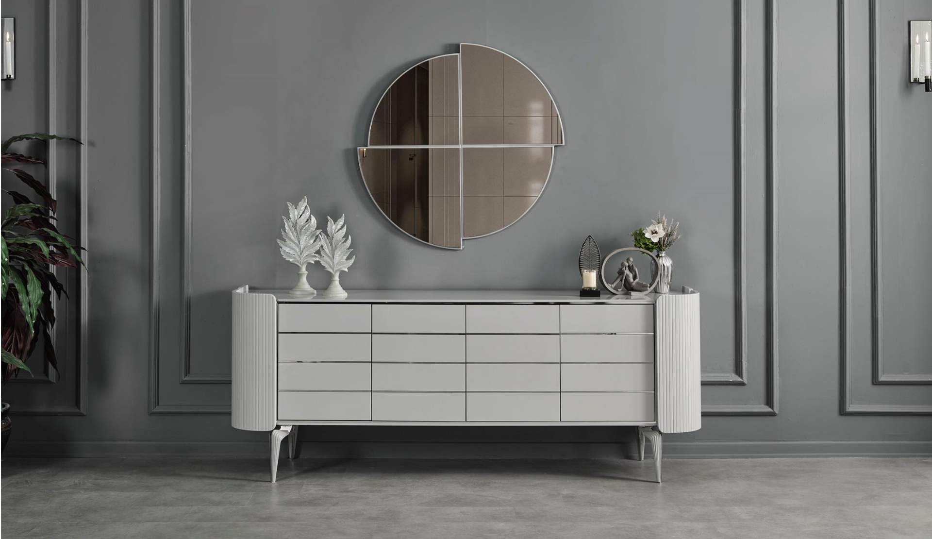 KARYA Yemek Odası – Sis Gri