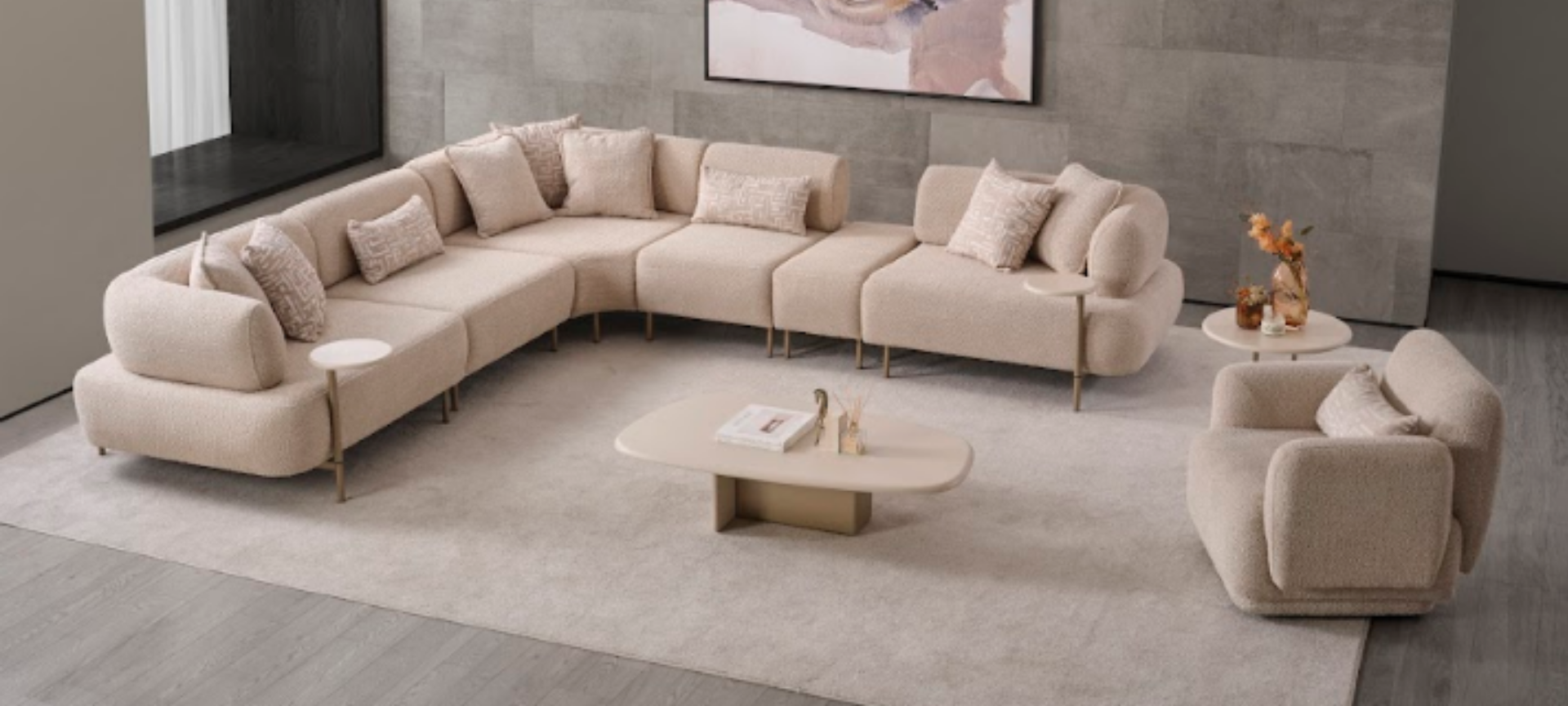 Lizbon Köşe Koltuk Takımı Model 2