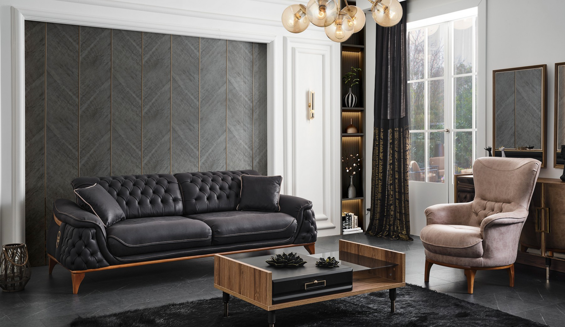 Lotus Nubuck Koltuk Takımı