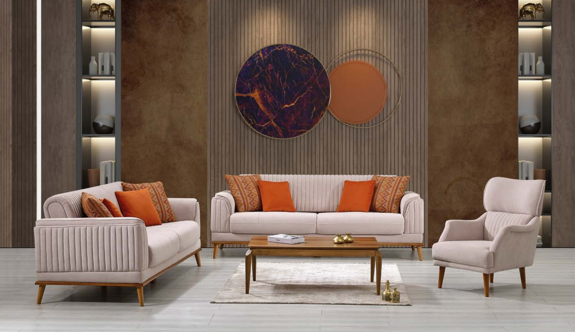 Marissa Koltuk Takımı (Ceviz)