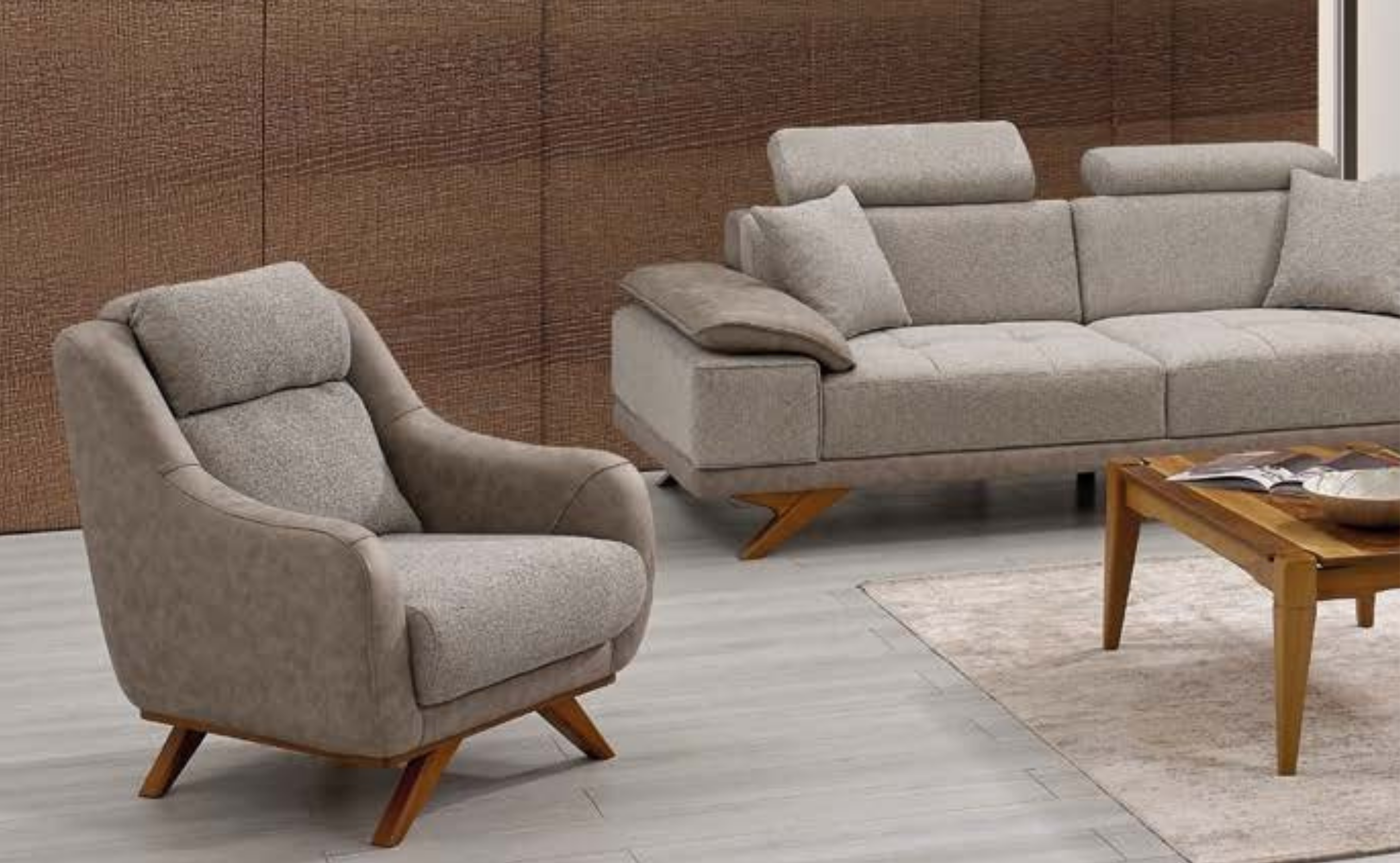 Oscar Koltuk Takımı (Ceviz)